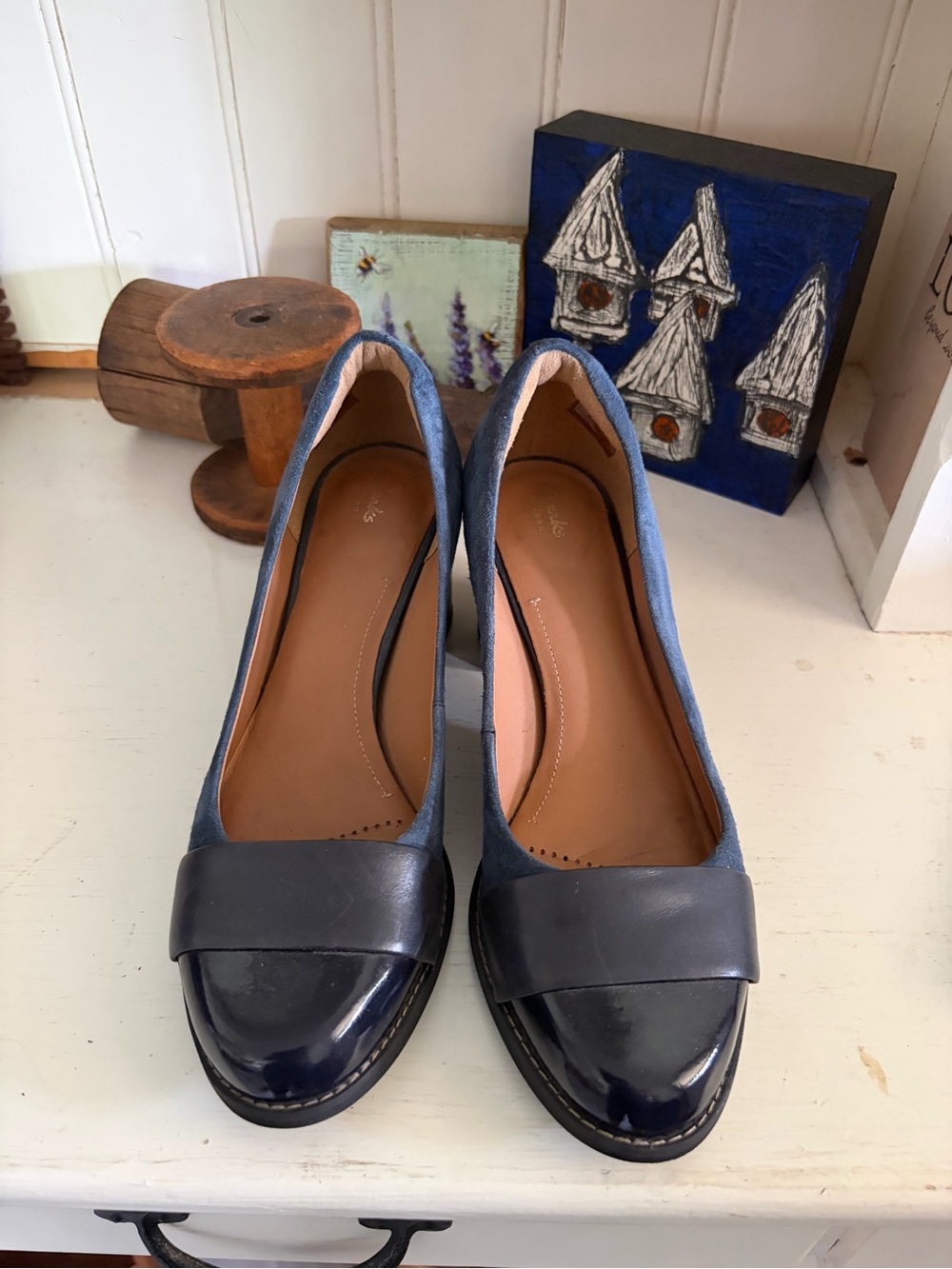 Clark’s Classic Navy Women’s Heels